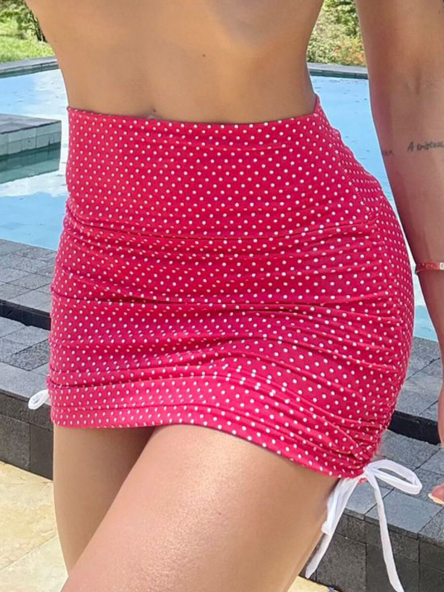 Saída de Praia Avulsa Saia Cherry Pop